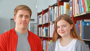 Rasmus Svedberg och Julia Halttunen. Rasmus Svedberg och Julia Halttunen