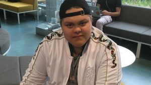 Elliot Bergström är nöjd med mindre mobilanvändning under lektionen. Elliot Bergström från Mattlidens gymnasium