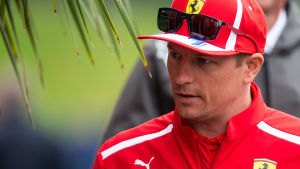 Räikkönens åttonde och sista säsong vid Ferrari. Kimi Räikkönen i Österrike inför F1-loppet i Spielberg.