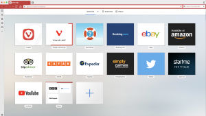 Så här ser den nordiska webbläsaren Vivaldi ut. Den riktar sig till avancerade internetanvändare men är också relativt lätt att använda. Webbläsaren Vivaldi