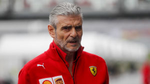 Ferrarichefen Maurizio Arrivabene hade ingen vidare dag på jobbet. Ferrarichefen Maurizio Arrivabene hade ingen vidare dag på jobbet.