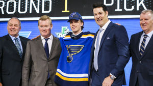 St. Louis draftade Dominik Bokk som draftens 25:e spelare. St. Louis draftade Dominik Bokk som draftens 25:e spelare.