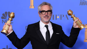 Regissören Alfonso Cuaron gjorde dubbelvinst på galan. Dubbelvinst på Golden Globes 2019 för regissören Alfonso Cuaron.