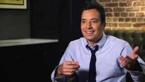 Jimmy Fallon har tillsammans med sin fru fått en dotter via surrogatarrangemang. Bild på komikern och programledaren Jimmy Fallon.