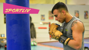 Makwan Amirkhani, med Sportliv-logo.