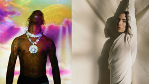 Amerikanska Travis Scott och svenska Lykke Li, två av årets Ruisrock-artister. Travis Scott och Lykke Li.