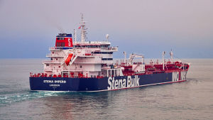 Iran lade beslag på den brittiska tankern Stena Bulk i Hormuzsundet i juli Bild på tankern Stena Bulk som beslagtogs i Hormuzsundet.