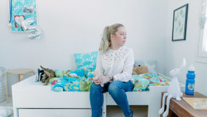 När maken fick ett jobberbjudande blev Susanna Posio ensam hemma med barnen. Susanna Posio, Porvoo, 22.03.2019