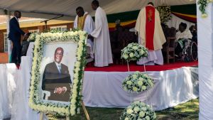 Begravningen av Robert Mugabe i hans hemby Kutama 28.9.2019 Begravningen av Robert Mugabe i hans hemby Kutama 28.9.2019