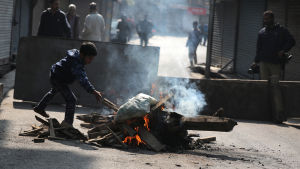 Protester har krossats med hård hand och över 4 000 muslimska Kashmirbro har gripits sedan augusti Protester har krossats med hård hand och över 4 000 muslimska Kashmirbro har gripits sedan augusti