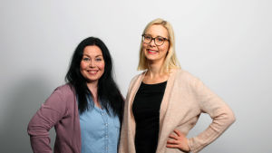 Maria Jyrkäs ja Anni Erkko.