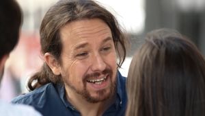 Pablo Iglesias leder vänsterpartiet Unidas Podemos Pablo Iglesias leder vänsterpartiet Unidas Podemos