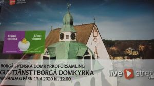 Introduktion till en av påskens strömmade gudstjänster i Borgå. Info om strömmad gudstjänst från Borgå domkyrka.