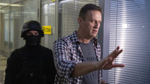Aleksej Navalnyjs kontor i Moskva har flera gånger utsatts för polisens tillslag under de senaste åren. Aleksej Navalnyjs kontor i Moskva har flera gånger utsatts för polisens tillslag under de senaste åren.