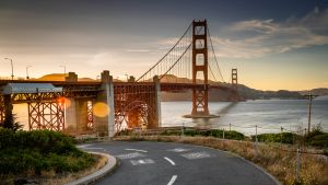 Golden gate -silta San Fransiscossa.