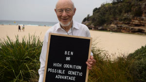 Ben Goldbergilla, 96, on hyvät geenit.