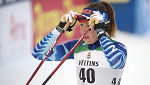 Katri Lylynperä snabbast av finländarna i sprintkvalet. Katri Lylynperä snabbast av finländarna i sprintkvalet.