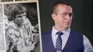 Herman Himle nuorena vuonna 1978 ja tänä päivänä.