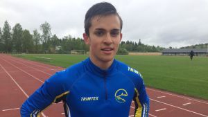 Eljas Aalto på medalj direkt i sina första FM-tävlingar utomhus. Eljas Aalto, IF Sibbo Vargarna