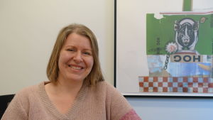 Nicole Hemmer är doktor i politisk historia vid Columbiauniversitetet. Hon har specialiserat sig på konservativa medier och det republikanska partiet i USA. Historikern och medieforskaren Nicole Hemmer i New York.