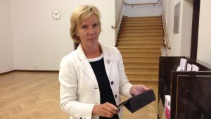 Anna-Maja Henriksson är ordförande för svenska riksdagsgruppen. Anna-Maja Henriksson