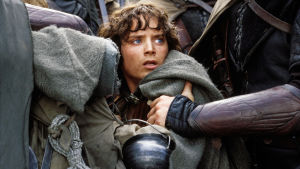Frodo (Elijah Wood) elokuvassa Kaksi tornia. Frodo (Elijah Wood) elokuvassa Taru sormusten herrasta: Kaksi tornia.