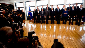 16 EU-länders ledare deltog i det inofficiella toppmötet. Många av de mest kritiska länderna uteblev. 16 länders ledare samlades i Bryssel för att diskutera migrationsfrågor.