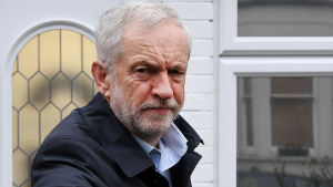 Corbyns dagar som partiledare tros vara räknade efter vad som ser ut att bli en brakförlust. Jeremy Corbyn januari 2019
