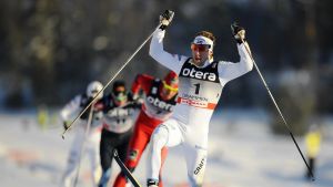 Emil Jönsson senaste icke-norska herrvinnare, året var 2011. Emil Jönsson vann sprinten i Drammen 2011.