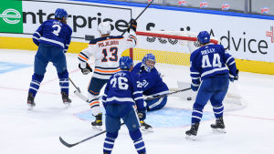 Poäng för Puljujärvi mot Toronto. Poäng för Puljujärvi i mot Toronto.
