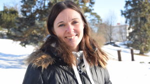 Turismchef Marika Pulliainen är nöjd över att antalet turister i Hangö ökar. I januari 2017 hade antalet inkvarteringar ökat med 100 procent jämfört med samma tid 2016. Marika Pulliainen är turismchef i Hangö.