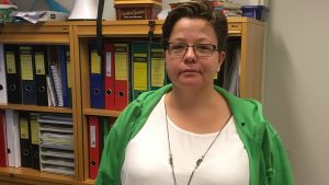 Marielle Mutka är rektor i Helsinge skola. Marielle Mutka, rektor Helsinge skola