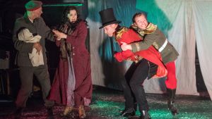 "Woyzeck in Winter" spelades på Barbican Theatre i London 2017. "Woyzeck in Winter" spelades på Barbican Theatre i London 2017.