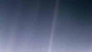 Voyager 1:n ottama kuva maapallosta