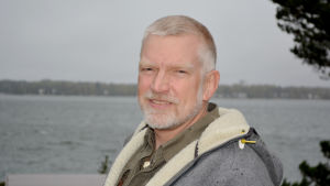 Patrick "Pata" Degerman besökte kulturcentrumet Hanaholmen i oktober för att berätta om sin expedition till Antarktis. Upptäcktsresanden Patrick "Pata" Degerman