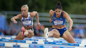 Annimari Korte har redan klarat kvalgränsen, Nooralotta Neziri jagar den. Nooralotta Neziri och Annimari Korte