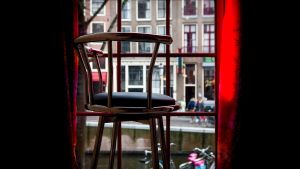 Många prostituerade har inte rätt till understöd av staten Fönster för prostituerad i Amsterdam