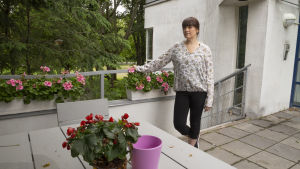 Pia Vähäaho är verksamhetsledare på Huvudstadens skyddshem. Pia Vähäaho / ojaaja / Turvakoti Haaga / 09.07.2019