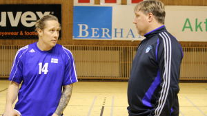 Andreas Rönnberg och Mikael Källman i landslaget år 2013. Andreas Rönnberg och Mikael Källman.