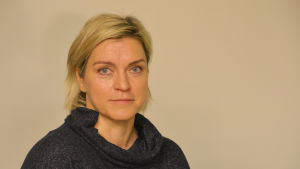 Akilles ordnar skidlopp för barn och unga, men avvaktar med större lopp, säger Laitinen. Ordförande för Akilles skidsektion - Katja Laitinen.