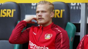 Joel Pohjanpalo har fastnat på bänken i Leverkusen. Joel Pohjanpalo har fått nöta bänk i Bayer Leverkusen.