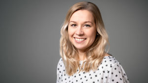 Bild på Svenska Yles innehållschef Anna Forth.