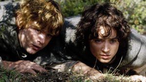 Taru sormusten herrasta: Kaksi tornia (12) Kuvassa Sam (Sean Astin) ja Frodo (Elijah Wood). Taru sormusten herrasta: Kaksi tornia (12) Kuvassa Sam (Sean Astin) ja Frodo (Elijah Wood).