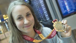 Viivi Lehikoinen kom hem med brons från U20-EM i fjol. Viivi Lehikoinen.