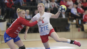 Inka Jänti har varit sitt lags främsta målskytt med elva fullträffar. (arkivbild) Inka Jäntti i HIFK blev stor hjälte på slutet (arkivbild).