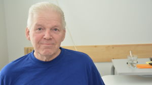 Keijo Mölkänen har bara gott att säga om den vård han fått. Keijo Mölkänen.