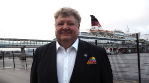 Kaj Takolander, marknadsdirektör på Viking Line. Viking Lines marknadsdirektör Kaj Takolander.