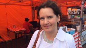 Pia-Maria Lehtola vill ha ett stilfullt och europeiskt torg. Pia-Maria Lehtola