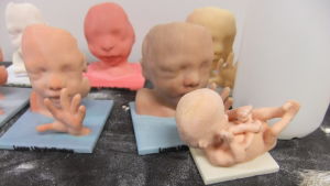 3D-fosterfigurer. konst eller leksak? Ett företag i Estland har börjat sälja 3D-printade figurer av foster.