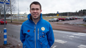 Andreas Hindrén (SFP) har en bakgrund i högskolepolitik och SU. Andreas Hindrén ställer upp för SFP i kommunalvalet 2017.